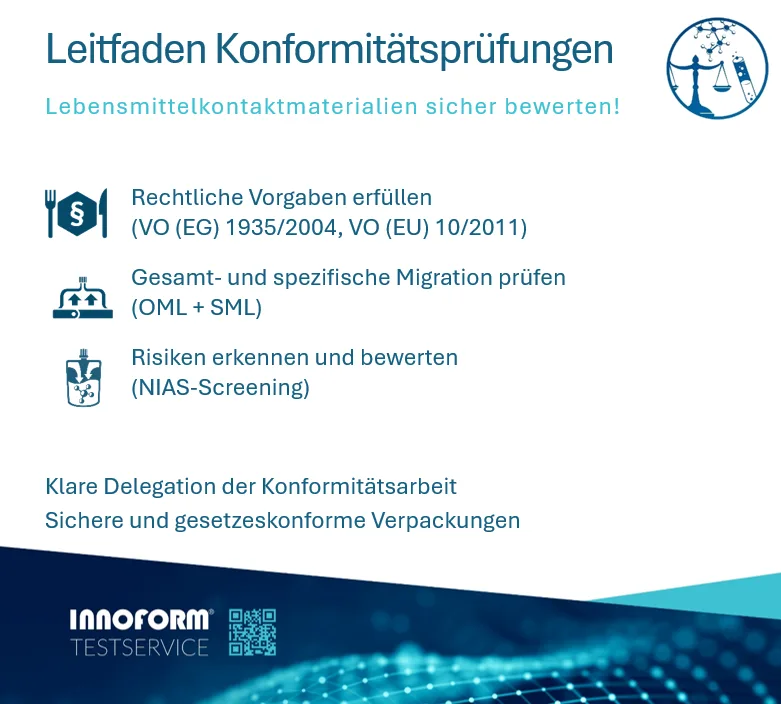 Whitepaper: Konformitätsprüfungen an Lebensmittelkontaktmaterialien