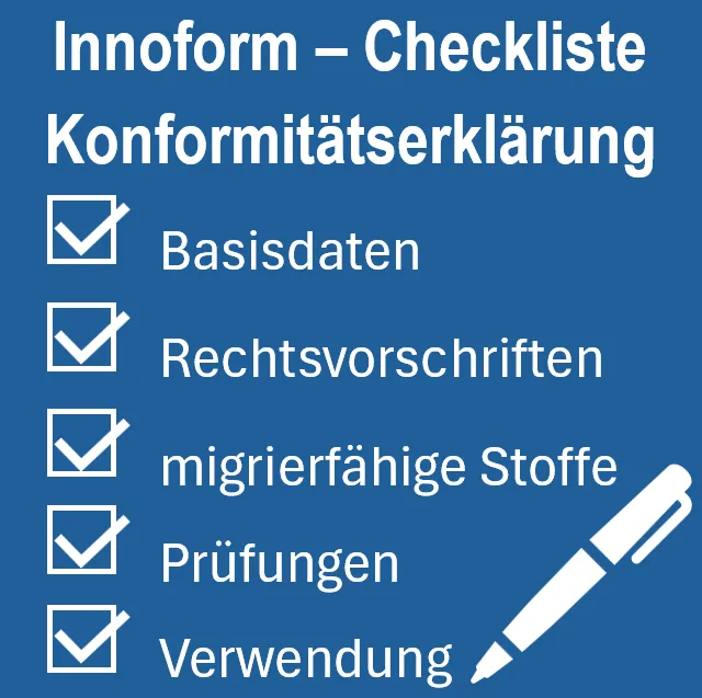 Checkliste Konformitätserklärung