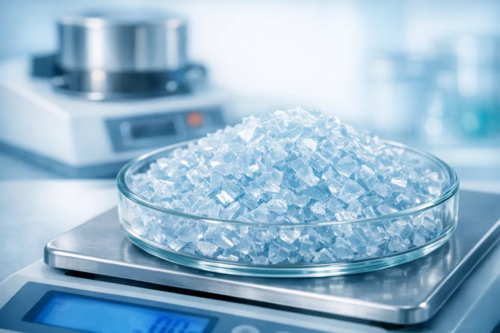 PET flakes analysis according to APR PET-S-08